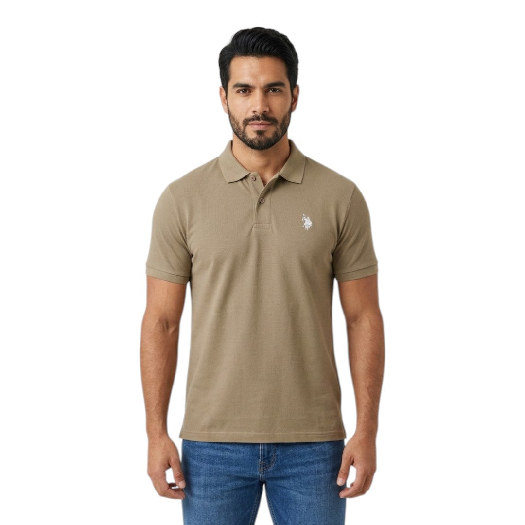 Polo U.S. Polo Assn. - Shirt a maniche corte in cotone piquet