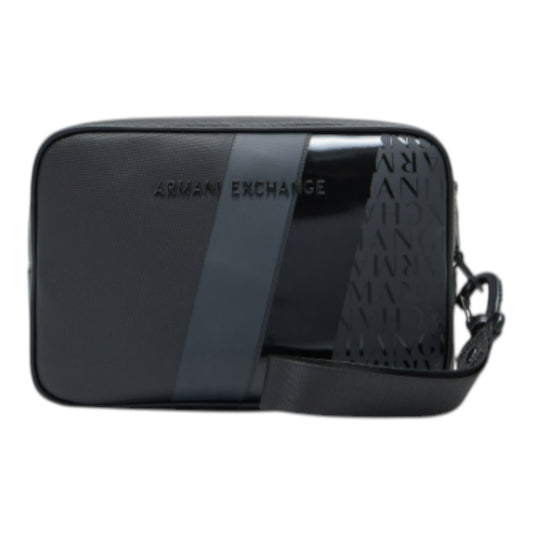 Borsa Armani Exchange  a tracolla con banda a contrasto