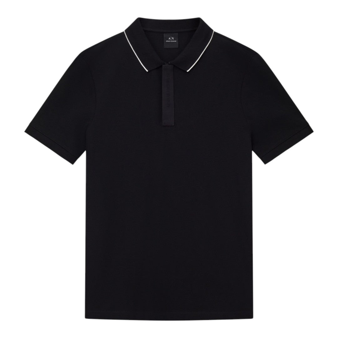 Polo Armani Exchange - Slim fit con inserto sui bottoni