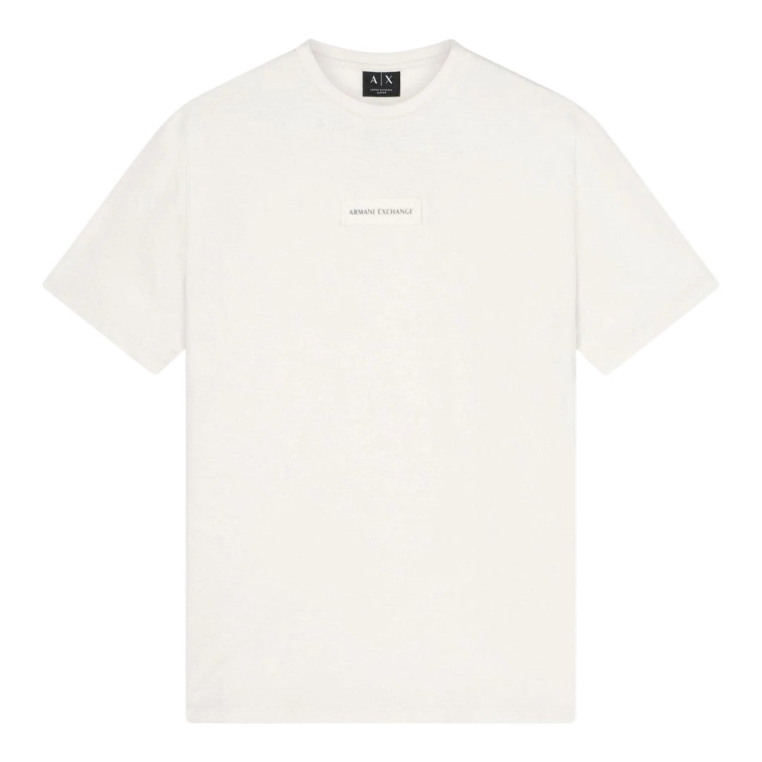 T-shirt Armani Exchange con logo patch sul petto