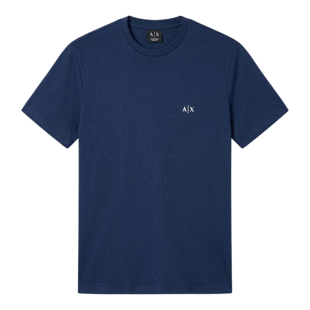 T-shirt Armani Exchange - Regular Fit in Jersey di Cotone