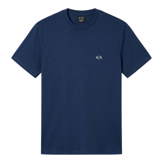 T-shirt Armani Exchange - Regular Fit in Jersey di Cotone