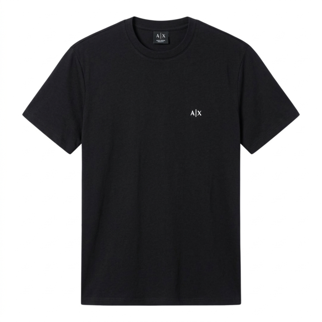 T-shirt Armani Exchange - Regular Fit in Jersey di Cotone